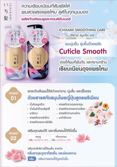 แชมพู ICHIKAMI สมูทติ้ง 450 มล._5